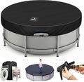 SIHAIAN Round Pool Cover — Automatic Drain