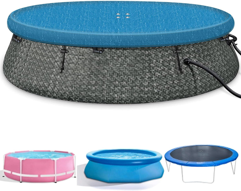 SIHAIAN Inflatable Above-Ground Pool Cover