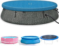 SIHAIAN Inflatable Above-Ground Pool Cover