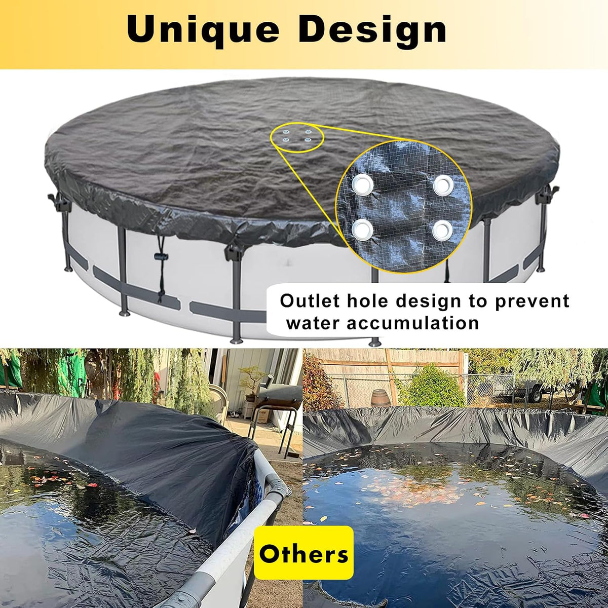 SIHAIAN Trampoline Winter Cover