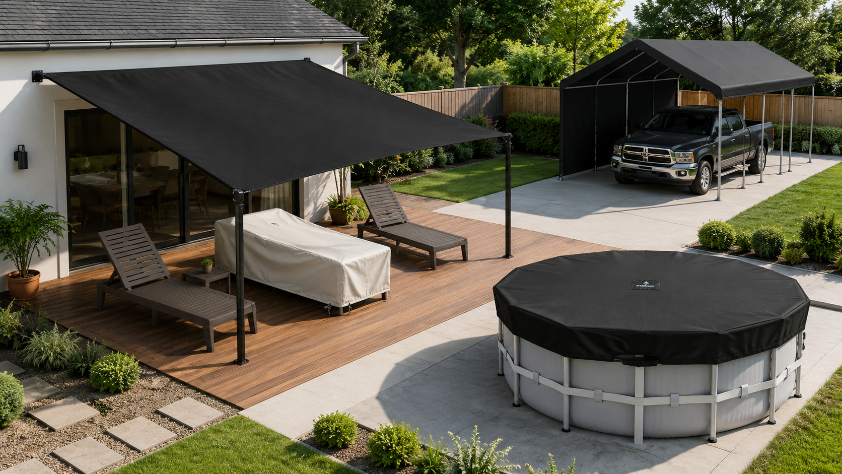 Outdoor furniture covers