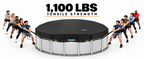 SIHAIAN Dual-Rope Round Pool Cover