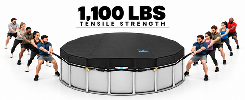 SIHAIAN Dual-Rope Round Pool Cover